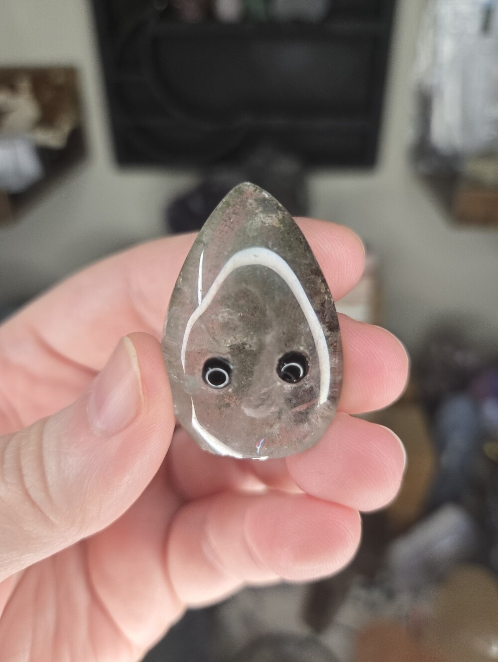 Garden Quartz E "Conehead" Crystal Buddy